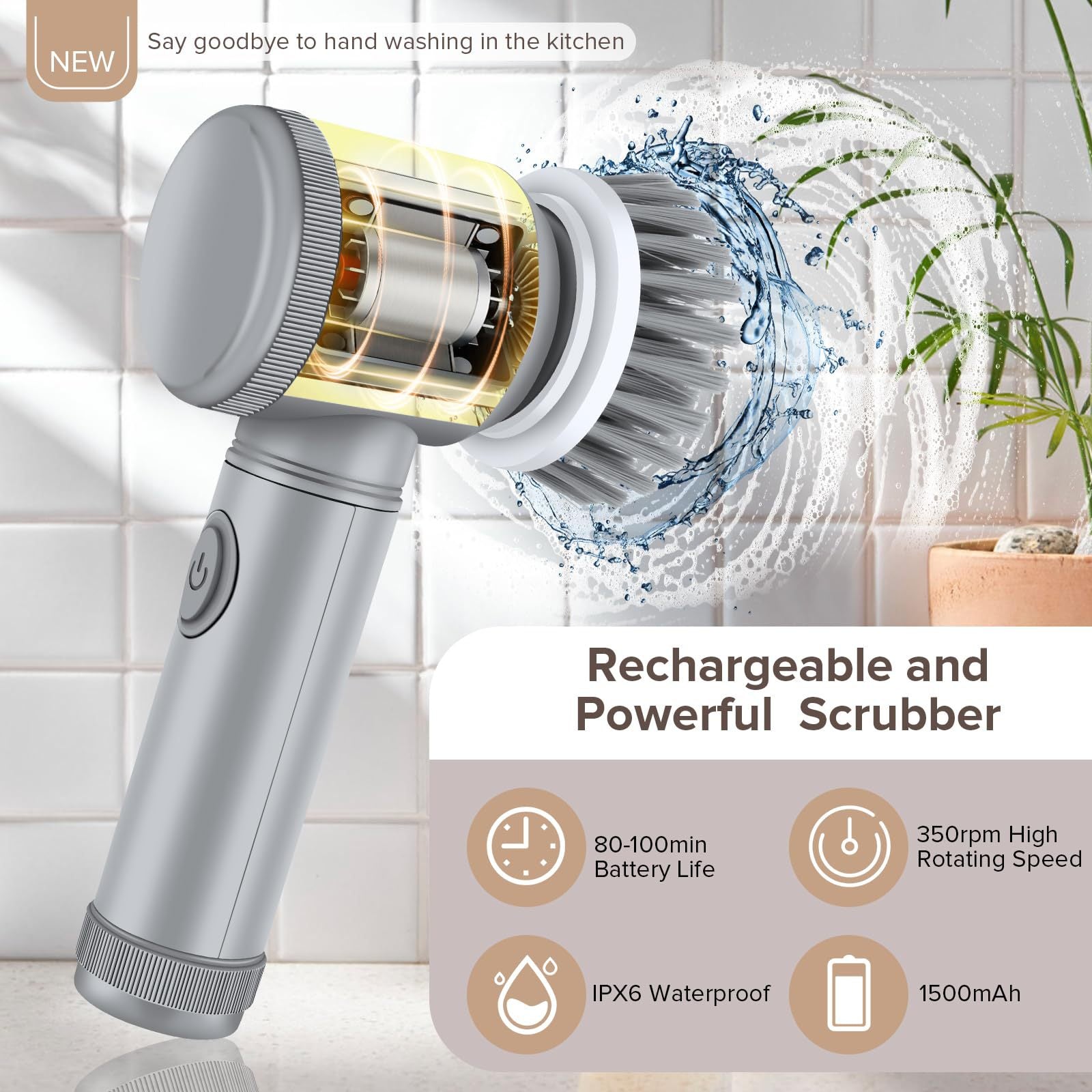Multifunctional Electric Cleaning Brush