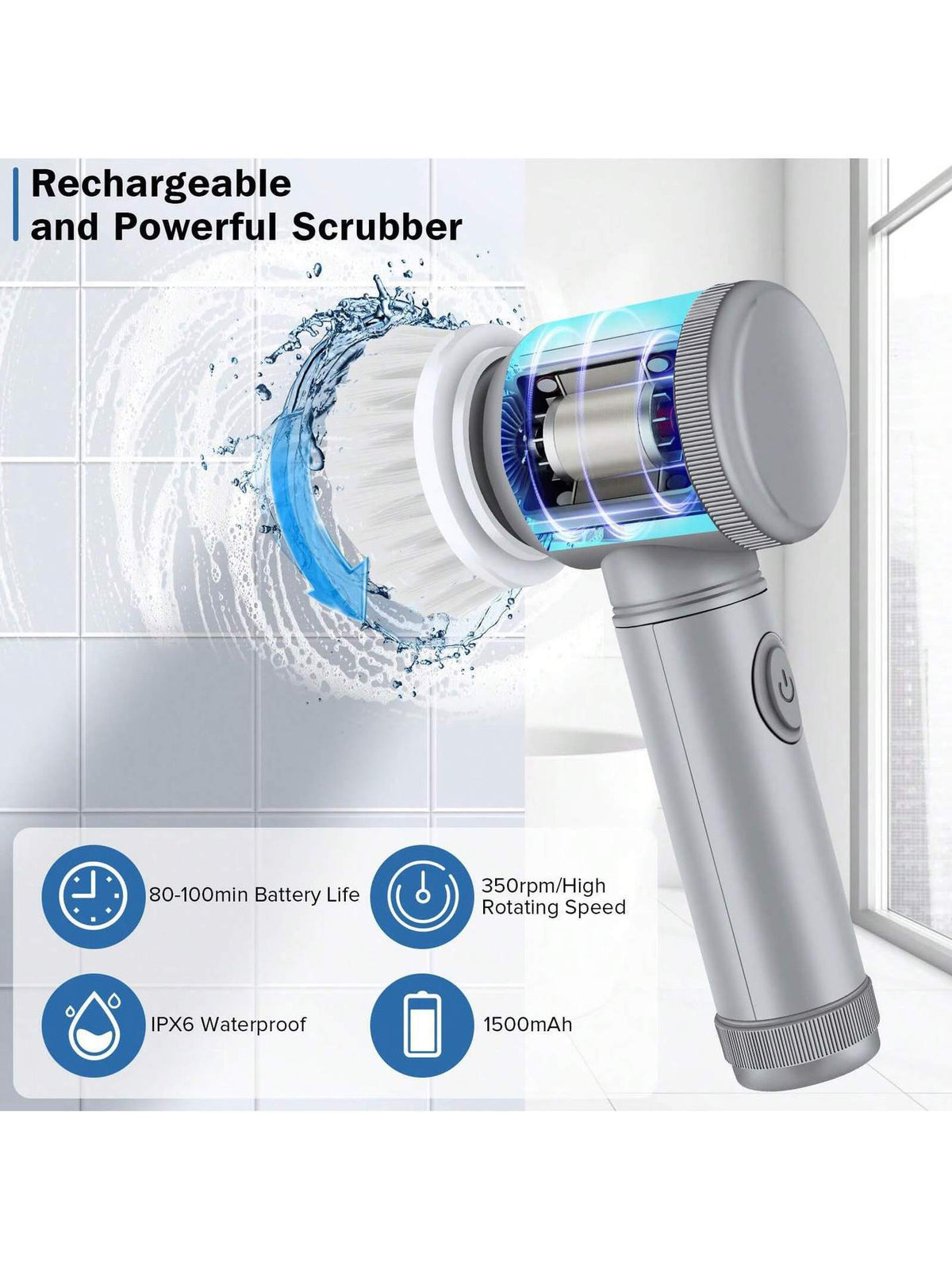 Multifunctional Electric Cleaning Brush