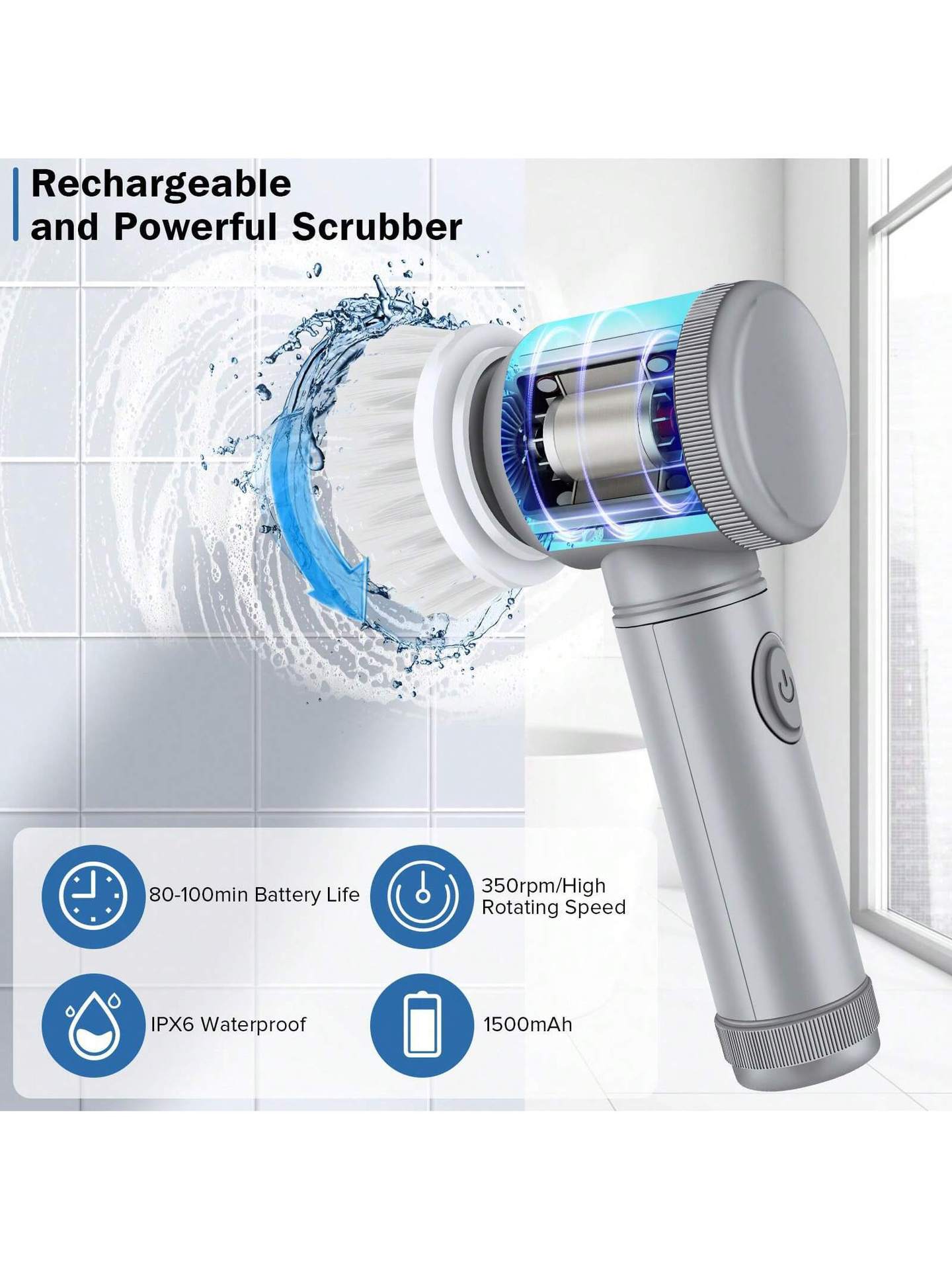 Multifunctional Electric Cleaning Brush